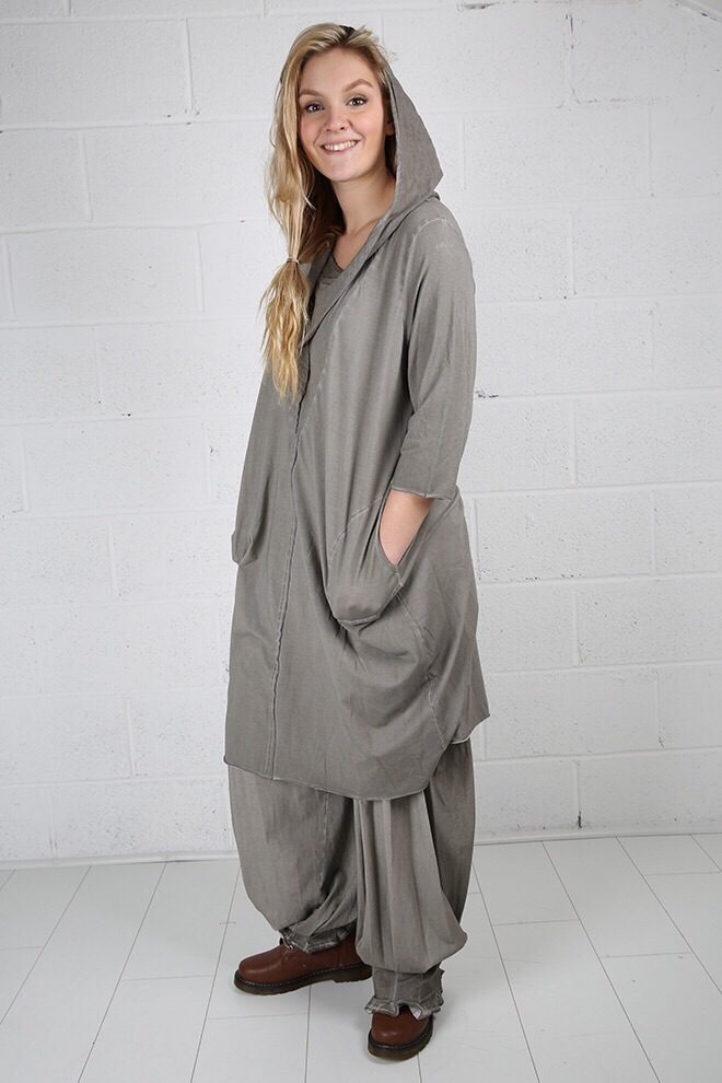 Fabulous Italian Designer Brand Luukaa - Quirky hooded dress - BoutiqueJ2S