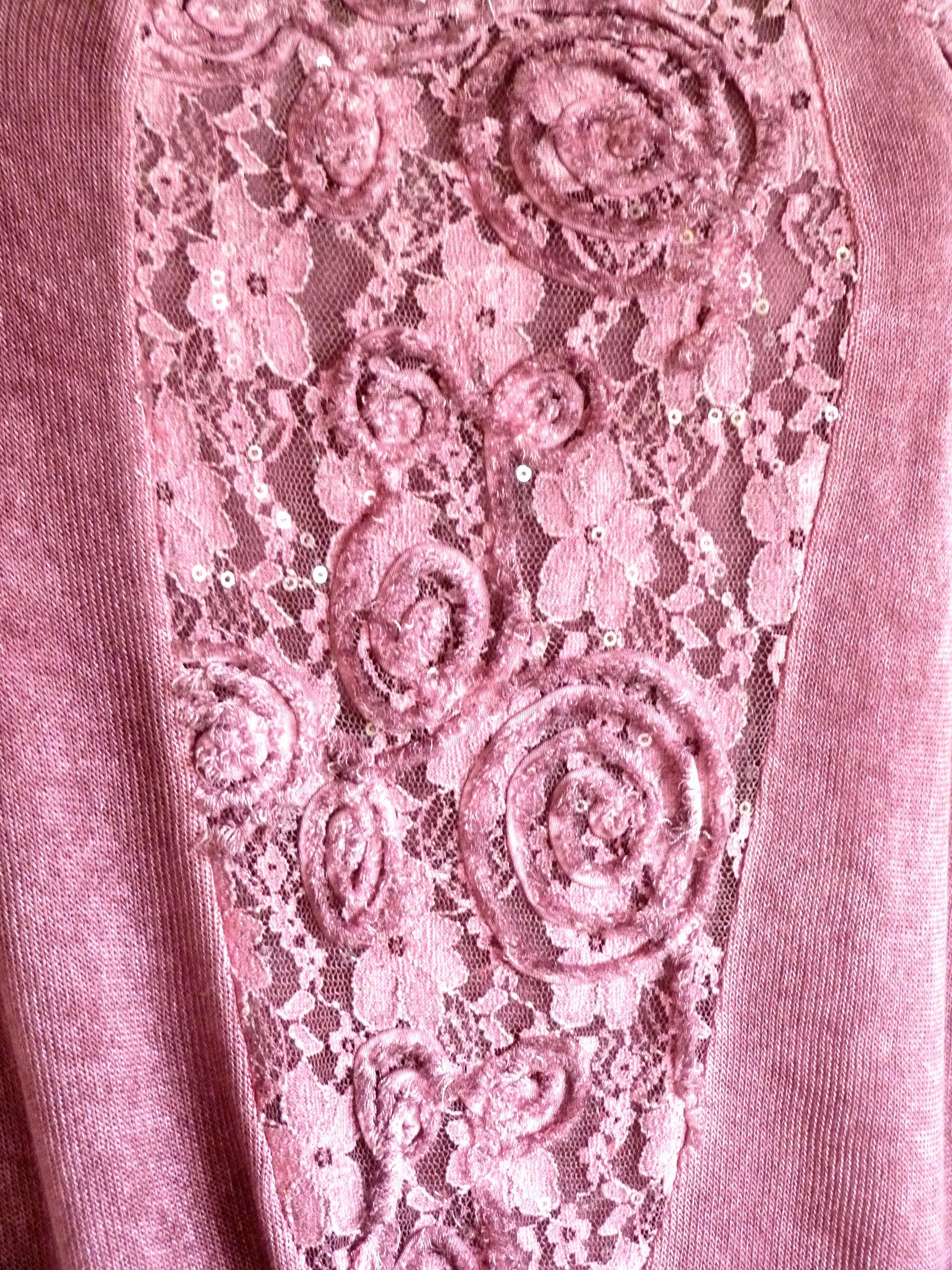 Gorgeous Italian lagenlook knit and lace tunic dress set - Mona ...
